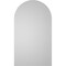 Ekena Millwork Round Top Surface Mount PVC Gable Vent w/ 2"W x 2"P Brickmould Sill Frame, 16"W x 28"H GVPRT16X2803SN - alternate 3